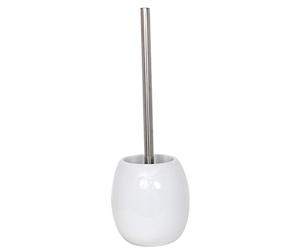 MSV - Scopino WC Java - Scopino WC - 10 x 39 cm - Bianco - Design Moderno per Il Bagno - Manico ergonomico - Testina sostituibile per Una Pulizia Efficace