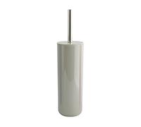 MSV Scopino WC Porta scopino “Inagua” Set WC da appoggio in polistirolo Scopino con Manico in Acciaio Inox Talpa