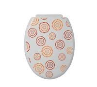 MSV Sedile W.C. 'Dots', Arancione, 47 x 36.5 x 3.5 cm, 104 Pezzi