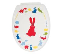 MSV Sedile W.C. 'Zoo', Multicolore, 47 x 36.5 x 3.5 cm, 101 Pezzi