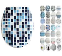 MSV Sedile WC, Blu, 45.5 x 37 x 5 cm, 32 Pezzi