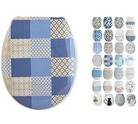 MSV Sedile WC, Blu, 45.5 x 37 x 5 cm, 36 Pezzi