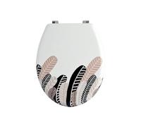 MSV Sedile WC MDF Plumas Vintage - Cerniere Inox