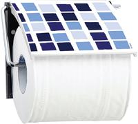 MSV Porta Rotolo Carta PS Mosaico Blu