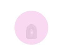 MSV Set di 2 Ganci da Parete Rotondi riposizionabili Rosa Pastello