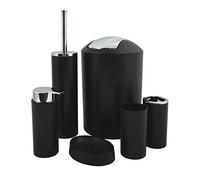 MSV - Set di Accessori da 6 Pezzi, Colore: Nero