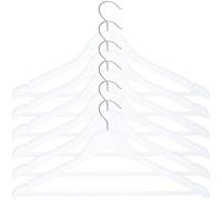 MSV Set di Ganci in Legno, Ideali per riporre Oggetti e Decorare, Design Elegante e Pratico, Dimensioni 115 x 44 x 51 cm, Bianco, Accessorio per Il Bagno