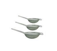 MSV Set of 3 Stainless Steel SIEVES 8/14 And 18 cm