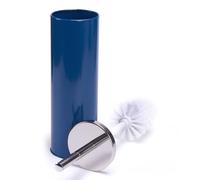 MSV Scopino per WC Supporto in Acciaio Inox e Blu