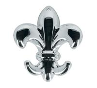 MSV Spirella, Ganci MAKO Argento per Bagno, Design Elegante e Pratico, Ideali per Appendere Asciugamani e Accessori, Misura Standard, Colore Argento