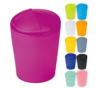 MSV Spirella, pattumiera dal Design Moderno e Pratico per la casa, Ideale per la Cucina o Il Bagno, Dimensioni compatte, Rosa Satinato, Piccola