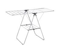 MSV - Stendibiancheria rimovibile 13M - Alluminio e acciaio - Dimensioni 137x60x92cm - Leggero e resistente - Ideale per famiglie numerose - Asciugatura rapida ed efficiente