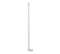 MSV Supporto per asta doccia in alluminio bianco 60 cm