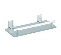 MSV Tabarca - Mensola in Alluminio e Vetro, 30 x 13 cm