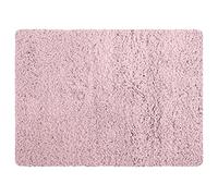 MSV - Tappetino da bagno in microfibra - 40 x 60 cm - Rosa pastello - Comfort accogliente - Assorbimento rapido - Ideale per il bagno - Facile da pulire - Asciugatura rapida