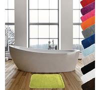 MSV Tappetino da Bagno in Microfibra 50x70cm Verde Anice