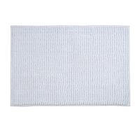 MSV Tappeto da bagno in microfibra, ciniglia, 50 x 80 cm, colore: Bianco