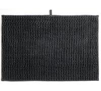 MSV Tappetino da Bagno Tappetino da Doccia „ciniglia“ a Pelo Lungo in Microfibra Morbida Antiscivolo 40x60 cm Grigio