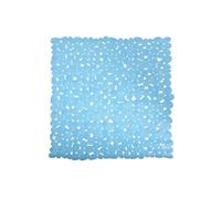 MSV Tappetino Doccia 2108287 Pebble in Azzurro, 100% PVC, 12 cm