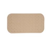 MSV Tappetino Doccia Premium - Antibatterico - Antiscivolo - con Ventose - Beige - Profumo di Rose - ca. 36 x 76 cm - Lavabile a 60°C