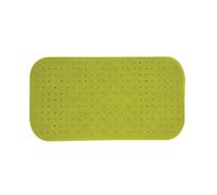 MSV Tappetino Doccia Premium Antibatterico Antiscivolo con Ventose Verde ca. 36 x 76 cm Lavabile a 60°C
