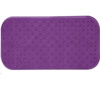 MSV Tappetino Doccia Premium Antibatterico Antiscivolo con Ventose Viola/Viola ca. 36 x 76 cm Lavabile a 60°C