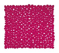 MSV Tappetino Doccia PVC Ciottoli 53x53cm Rosa