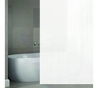 MSV Tenda da Doccia Eva di Alta qualità, Antibatterica, Lavabile, 100% Impermeabile, Colore Bianco, 140 x 180 cm