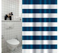 MSV - Tenda da doccia Marineraof in poliestere, 180 x 200 cm, multicolore, 30 x 20 x 15 cm