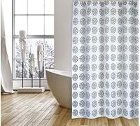 MSV Tenda Doccia Premium Begonia 180 x 200 cm, Poliestere, Multicolore, 30 x 20 x 15 cm
