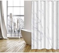 MSV Tenda per Doccia, Bianco, 200 x 180 cm