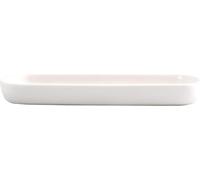 MSV - Vassoio in Ceramica - MAONIE Bianco Opaco - Elegante e Pratico - Multiuso per Gioielli e Cosmetici - Design Decorativo - 20 x 12 cm - Facile da Pulire