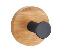 MSV YONO Gancio da Parete in bambù e Nero Opaco