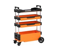 MSW Carrello di montaggio - 2 cassetti - Regolabile in altezza MSW-PPTRO-0A