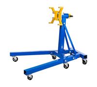 MSW Cavalletto motore - 900 kg - 6 ruote - girevole a 360° - bracci di montaggio regolabili - base ad A MSW-MS-900