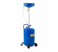 MSW Contenitore Olio Esaustro Mobile Vaschetta Olio Motore MSW-OD-68 (68 l, Acciaio, PVC, 940-1300 mm)
