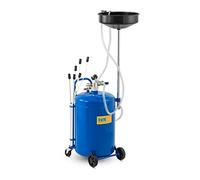 MSW Contenitore Olio Esaustro Mobile Vaschetta Olio Motore MSW-ODE-68 (68 l, Acciaio, PVC, 1000-1400 mm)