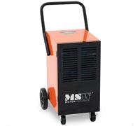 MSW Deumidificatore elettrico professionale - 60 l / 24 h - 75 m² - 600 m³/h - Con maniglia e 2 ruote MSW-DEH-V1 C60