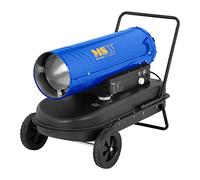 MSW Generatore di Aria Calda a Gasolio Diesel con Carrello MSW-TW-DH-30000 (Potenza termica 30 kW, 36 L, Consumo di diesel 2,4 kg/h, Corrente d’aria max. 580 m³/h)
