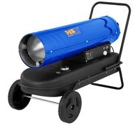 MSW Generatore di Aria Calda a Gasolio Diesel con Carrello MSW-TW-DH-50000 (Potenza termica 50 kW, 38 L, Consumo di diesel 2,5 kg/h, Corrente d’aria max. 1.100 m³/h)