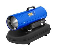 MSW Generatore di Aria Calda a Gasolio Diesel con Imbuto MSW-TB-DH-20000 (Potenza termica 20 kW, 19 L, Consumo di diesel 1,7 kg/h, Corrente d’aria max.600 m³/h)