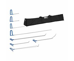 MSW Kit Leve Levabolli Auto Professionale Tirabolli Carrozzeria Ammaccature MSW-DENTPULLER.SET13 (Set da 8 Pezzi, Acciaio Inox)