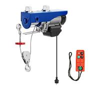 MSW MSW-PROLIFTOR-800NW - Cavo a fune, 1350 W, 800 kg, 12 m, con telecomando, verricello elettrico
