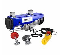 MSW Paranco Argano Verricello Elettrico PROLIFTOR 800 (800 kg, 1.300 W, Cavo di acciaio 12 m, Resistenza del cavo 2.000 kg)