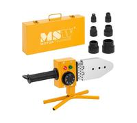 MSW Polifusore saldatore tubi 1.000 W Da 20 a 63 mm Fino a 300 °C Polifusore termostatico Saldatore per tubi Polifusore da banco