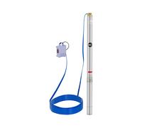 MSW Pompa sommersa per pozzo - 3800 l/h - 1.000 W - Acciaio inox MSW-SPP32-075-50