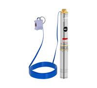 MSW Pompa sommersa per pozzo - 95 mm / 3,75'' - 6000 l/h - 550 W - cavo 50 m / prevalenza 57 m - Acciaio inox MSW-SPP44-055-50