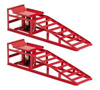 MSW Rampa di carico idraulica Fino a 2000 kg Altezza da 235 a 325 mm 2 Pezzi Rampe di carico idrauliche Pedana di carico idraulica pedane idrauliche Rampe idrauliche