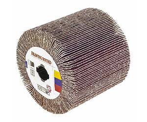 MSW Rullo Abrasivo MSW-WHEELS-80L (110 x 100 mm, Grana 80, 1 pezzo, Mandrino 19 mm)