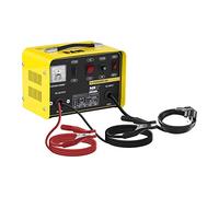 MSW S-CHARGER-10A Avviatore di Emergenza per Auto Caricabatterie Mantenitore di Carica (6/12V, A 12-92 Ah, 230 V, 0,4 kW, Display analogico, per batterie al Piombo Acido, Grigio)